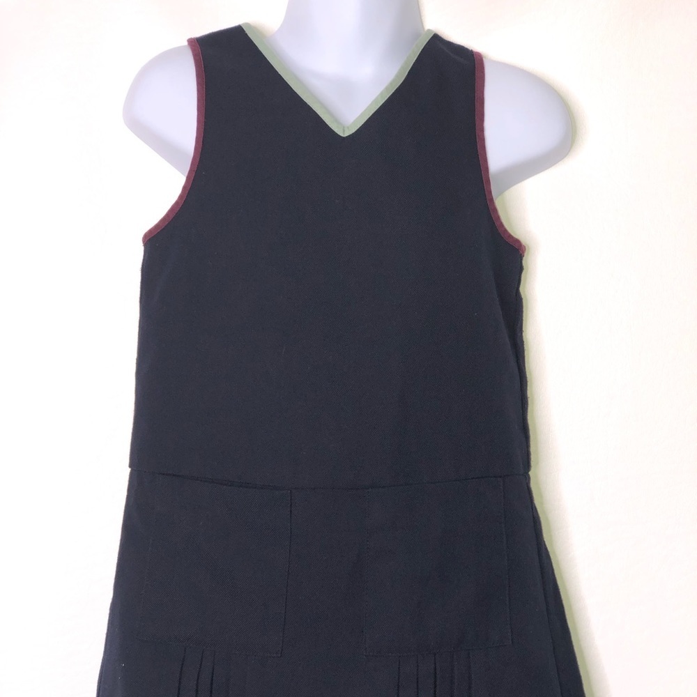 Talbots kids girls Pleated Pocket Jumper Dress